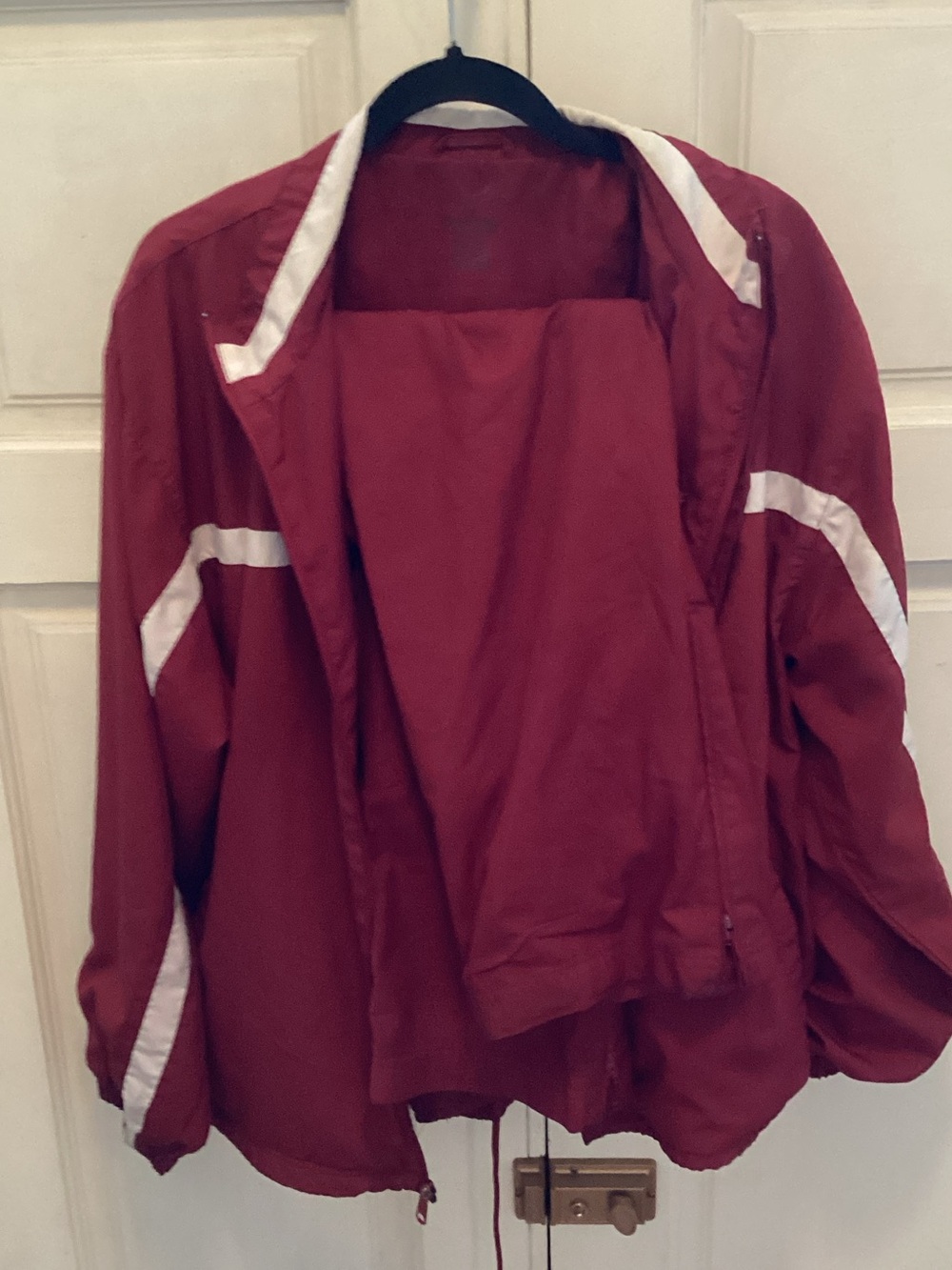 Set of Roundtree & Yorke wine color  Jacket with matching pants